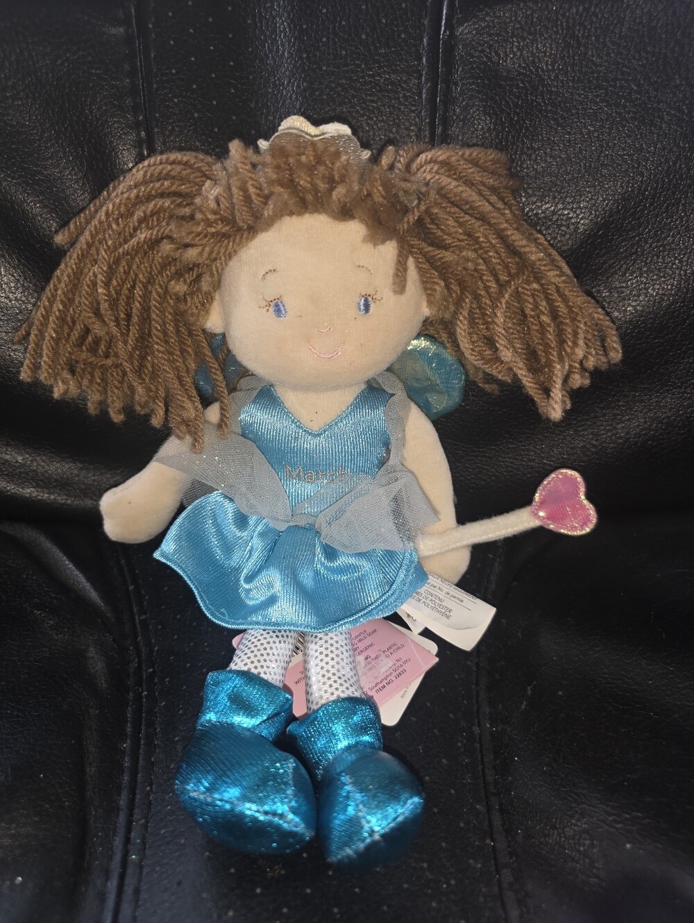 New! Russ Astro Belles Milena Blue Fairy March Bean Bag Plush Doll 10"